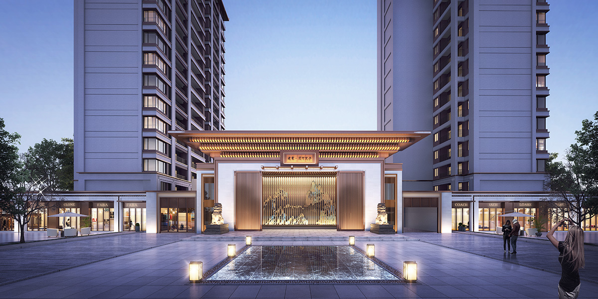 淮阳建业滨河院子（南院）建筑幕墙外装饰工程